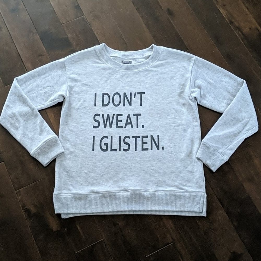 Aerie Graphic Crewneck Sweatshirt Size Small - Picture 2 of 5